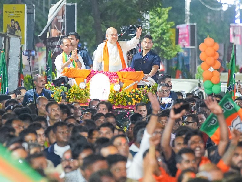 ममता के खिलाफ जनाक्रोश करीब दोगुना, भारी बहुमत से आ रही भाजपा : अमित शाह 