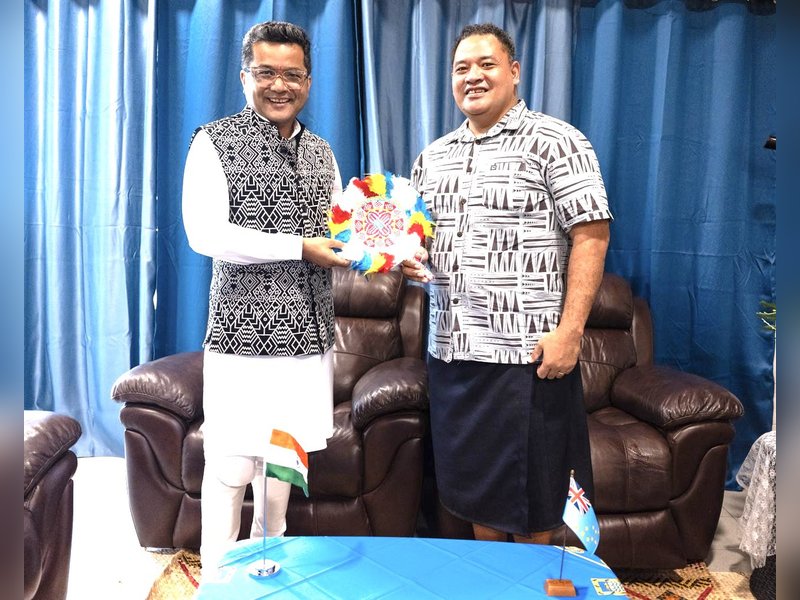 MoS Pabitra Margherita meets Tuvalu Minister to boost cooperation on climate, sustainable development