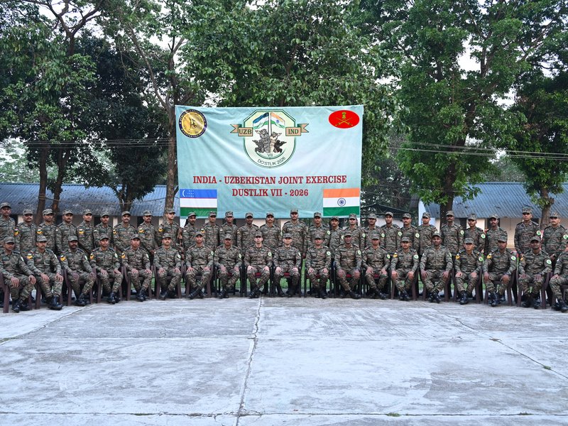 India-Uzbekistan joint military exercise reinforces military cooperation, improves interoperability