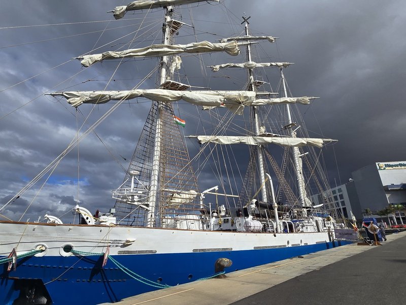 INS Sudarshini first Indian ship to visit Canary Islands archipelago