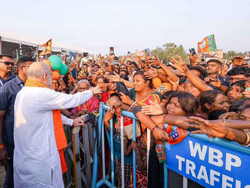 HM Shah predicts 'Nari Shakti'-driven BJP win in Bengal, cites massive turnout of women supporters 