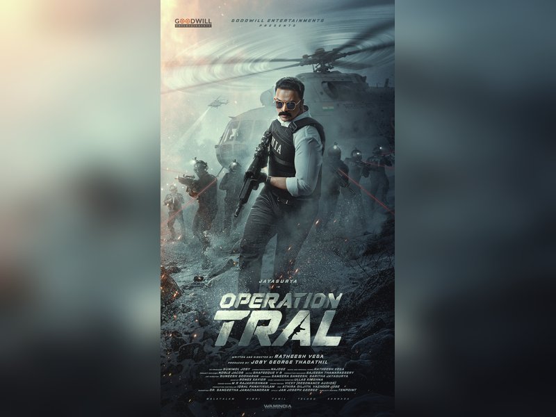 Jayasurya's pan Indian film Operation Tral’s first look out! (Photo Credit: IANS/PR)