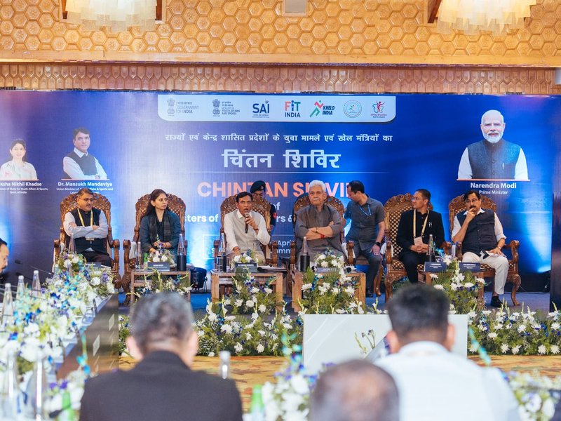 Khelo Bharat Mission is a reflection of energy of our youth: Dr. Mansukh Mandaviya (Credit: SAI)