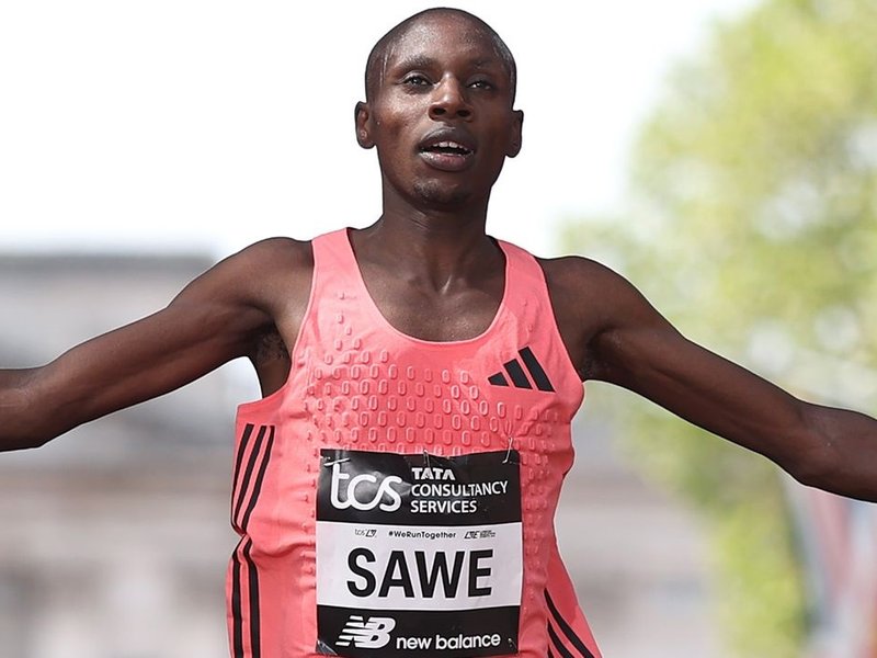 Kenya's Sabastian Sawe becomes first man to run a marathon under two hours. Photo credit: World Athletics