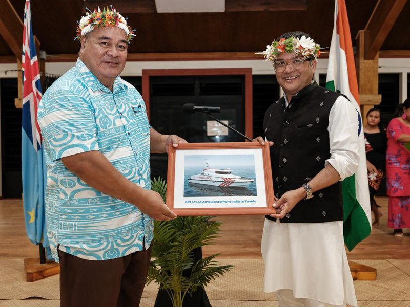 India hands over assistance for cultural, heritage preservation in Tuvalu
