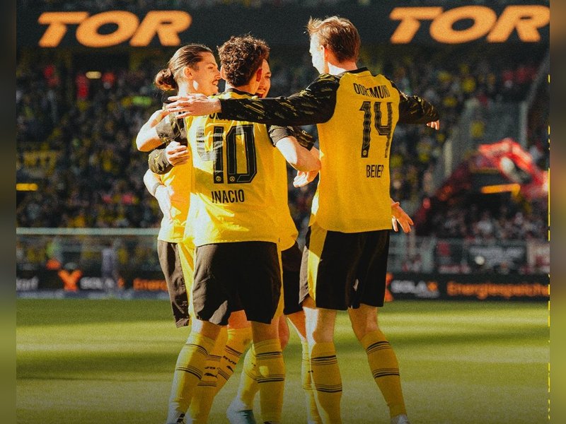Dortmund turns landmark fixture into Champions League ticket