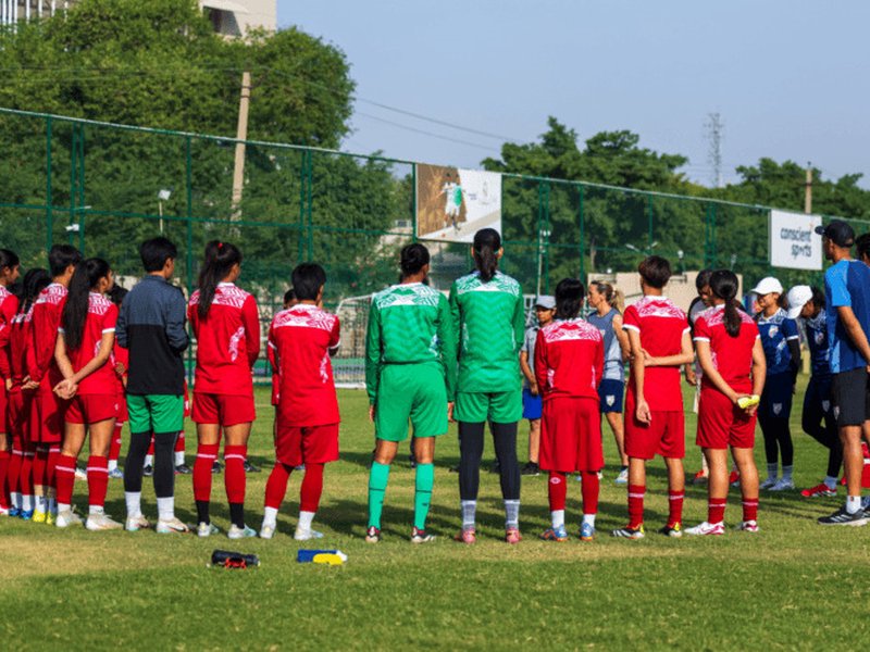 Indian U17 team reaches Suzhou for AFC U17 Women’s Asian Cup (Credit: AIFF)