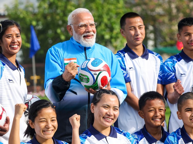 Unforgettable experience: Sikkim footballers on playing match with PM Modi in Gangtok