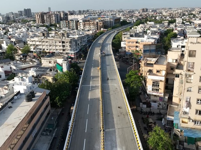 अहमदाबाद : सताधार फोर-लेन फ्लाईओवर ब्रिज से लाखों लोग को मिली सुगम कनेक्टिविटी