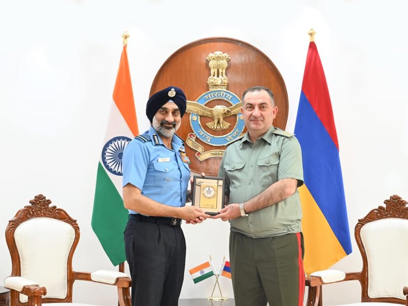 India and Armenia discuss enhancing bilateral air power ties 