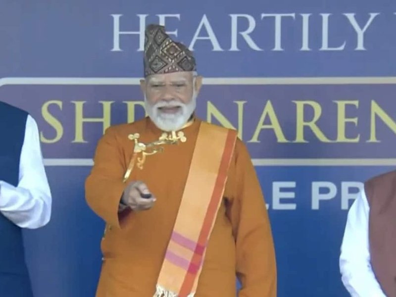 Prime Minister Narendra Modi inaugurates six modern indoor cricket academies developed by Board of Control for Cricket in India (BCCI) in North-East on Tuesday. Photo credit: BCCI/X
