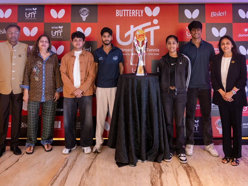 UP Prometheans unite Manav Thakkar, Yangzi Liu as Diya Chitale is top Indian pick for second straight year in auctions for the Ultimate Table Tennis (UTT) Season 7 in Mumbai on Tuesday. Photo credit: UTT