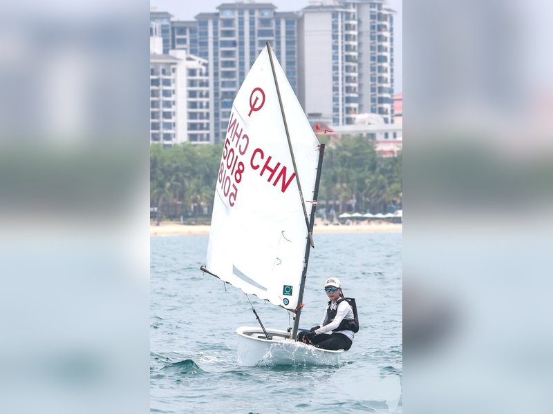 China dominates sailing with five gold medals; Zhao breaks men's speed world record in the 6th Asian Beach Games in Sanya, China, on Tuesday. Photo credit: Xinhua