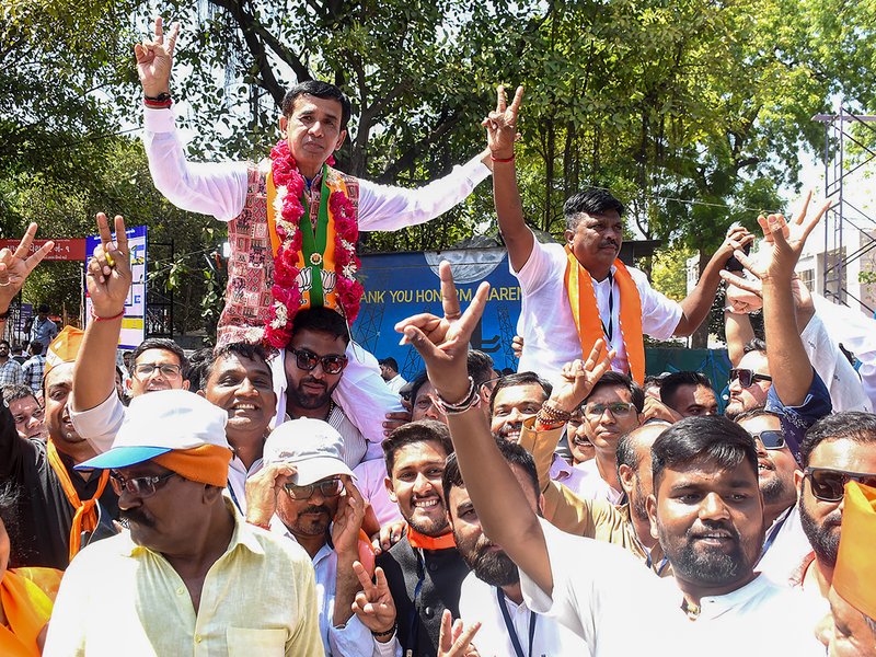 Gujarat local poll: BJP gains complete control of 15 municipal ​corporations