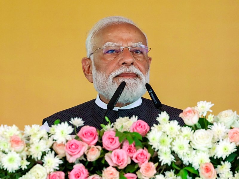 Hardoi: Prime Minister Narendra Modi speaks during the inauguration of the Ganga Expressway in Hardoi, Uttar Pradesh, on Wednesday, April 29, 2026. (Photo: IANS/PMO)