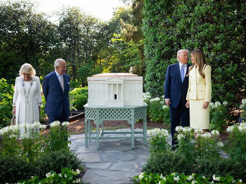 Trump, King Charles exchange symbolic gifts