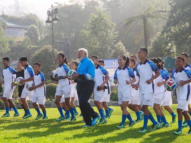 Sikkim: 17 footballers call match with PM Modi an unforgettable experience