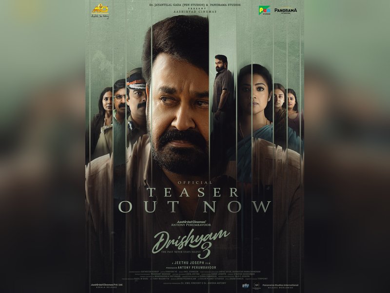 Mohanlal-starrer 'Drishyam 3' teaser: George Kutty is scared and worried! (Photo Credit: Mohanlal/X)