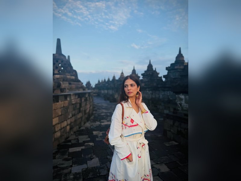 Malavika Mohanan on her trip to Borobudur in Indonesia: What I saw that morning was nothing short of magical! (Photo Credit: Malavika Mohanan/Instagram)