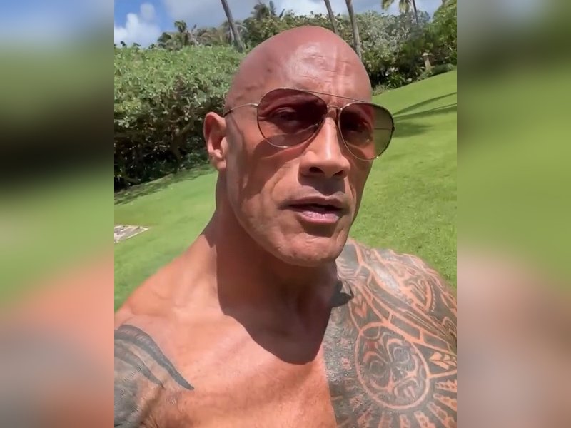 Dwayne Johnson calls it ‘a sign from the universe’ after dark gym session 