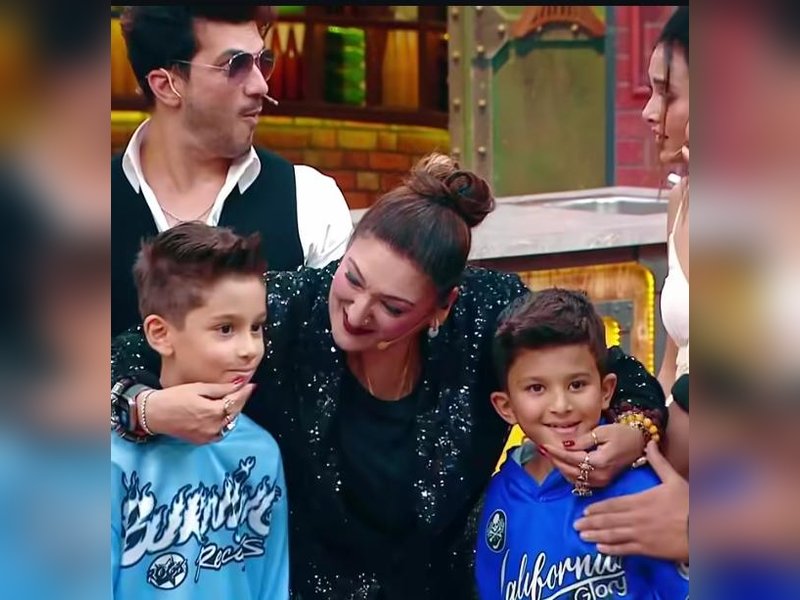 Krushna Abhishek, Kashmera Shah get emotional as twin sons meet ‘Mami’ Sunita Ahuja for the first time since birth 