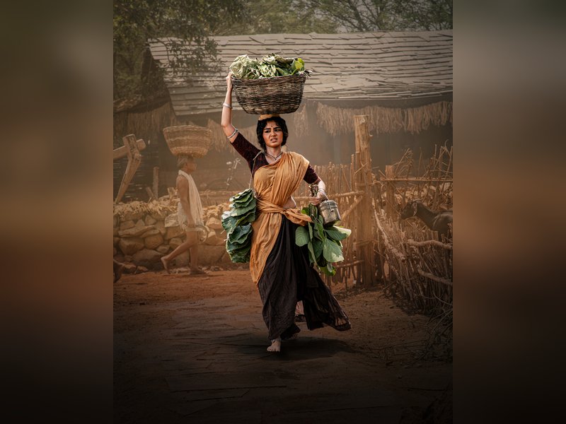 Anupama Parameswaran's look as Kandula Sulochana Rani in pan-Indian film 'Bhogi' released (Photo Credit: IANS/PR)