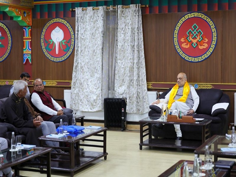 HM Amit Shah to offer prayers at Buddha relics in Leh on Buddha Purnima