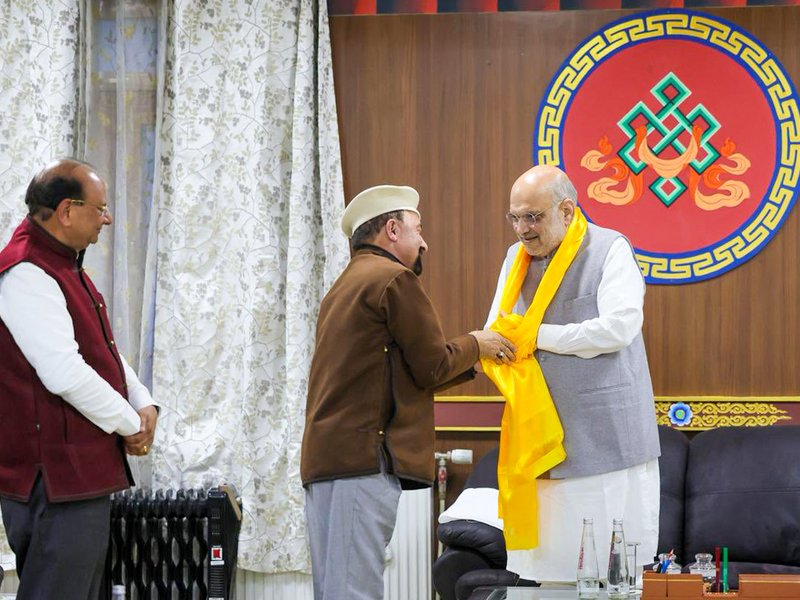 HM Amit Shah to offer prayers at Buddha relics in Leh on Buddha Purnima