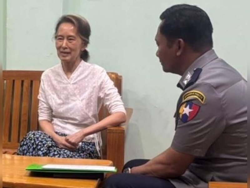 Myanmar leader Aung San Suu Kyi moved from prison to home detention