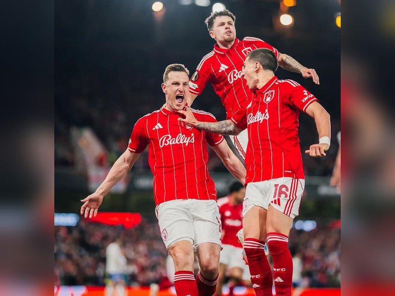Wood gives Forest first-leg advantage in Europa League SF