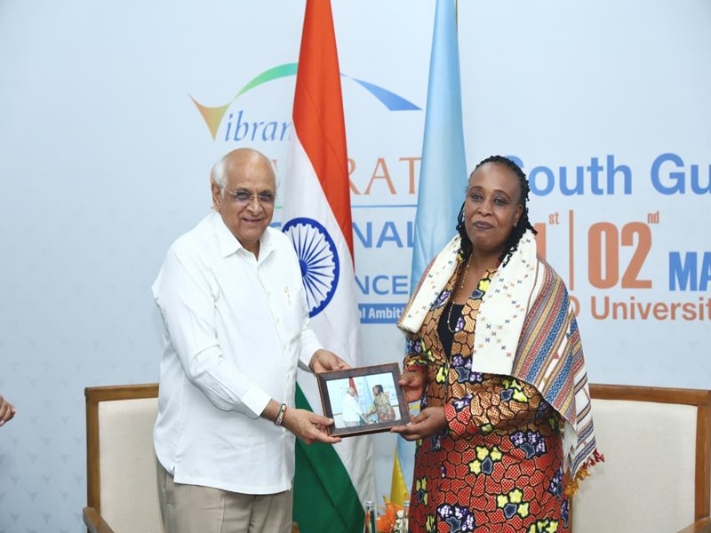 Gujarat CM meets Rwanda High Commissioner in Surat, focus on boosting economic ties