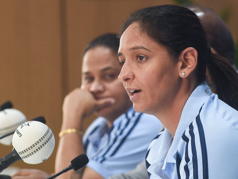 Harmanpreet Kaur admits Amanjot Kaur’s absence from Women’s T20 World Cup a big blow, backs Bharti, Radha to come good in the England tour, during the press conference in Mumbai on Saturday. Photo credit: 