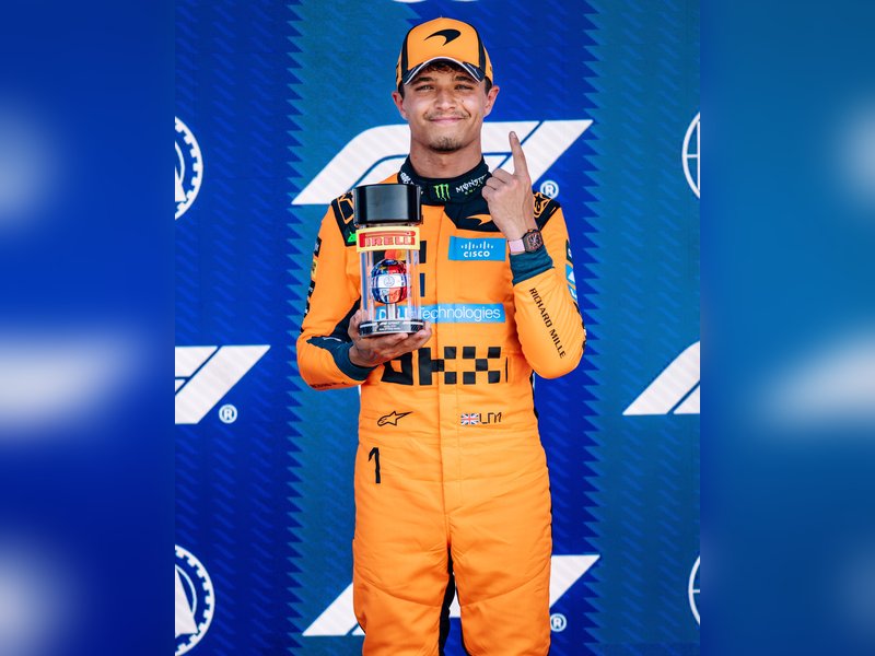 Formula 1: McLaren's Norris pips Antonelli for Miami Sprint pole (Credit: X/Formula 1)