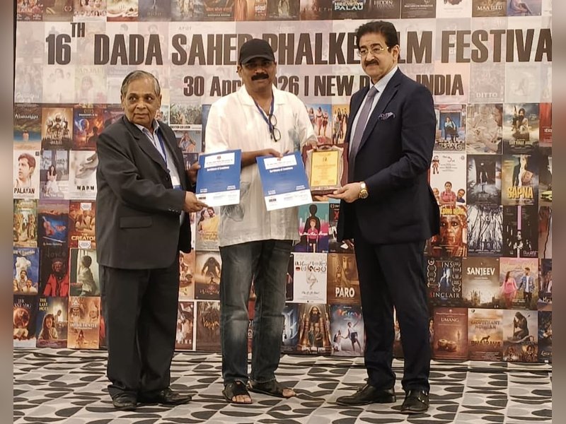 Karunaas, Nimisha Sajayan-starrer 'Enna Vilai' wins Best Screenplay Award at the Dadasaheb Phalke International Film Festival (Photo Credit: IANS/PR)
