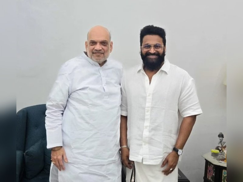 ऋषभ शेट्टी ने अमित शाह से की मुलाकात, बोले- इतिहास, संस्कृति और फिल्मों पर उनकी गहरी पकड़
