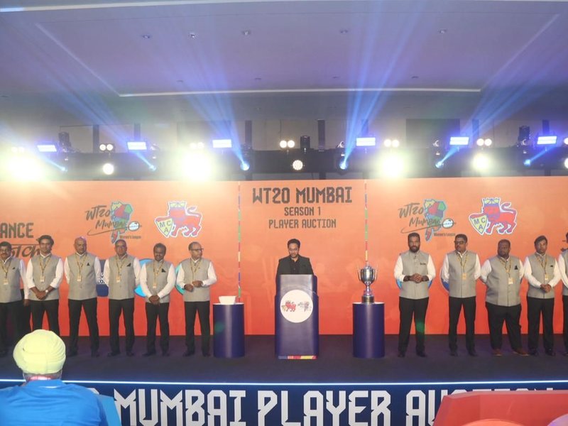 Aakash Parkar, Prasad Pawar, Musheer Khan, and Arjun Tendulkar emerged as the top buys the player auction of the highly anticipated fourth season of the T20 Mumbai League in Mumbai on Saturday. Photo credit: MCA