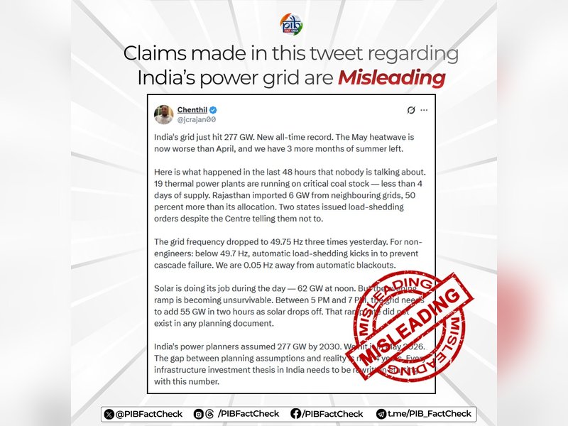 Govt debunks 'misleading' power crisis claims, says grid stable and demand fully met