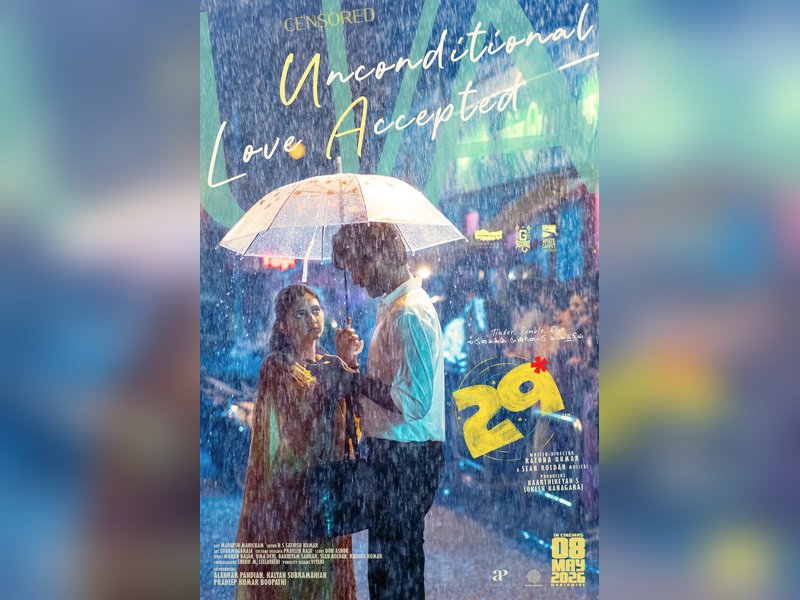Rathna Kumar's '29 The Film' cleared for release with 'U/A' certificate (Photo Credit: Stone Bench/X)