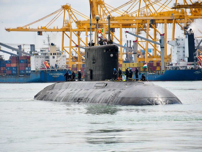 Indian submarine INS Sindhukesari arrives in Colombo for operational turnaround