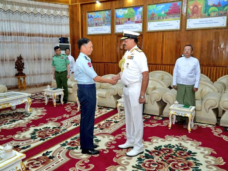 Indian Navy chief calls on Myanmar's Defence Minister, discusses regional stability and security