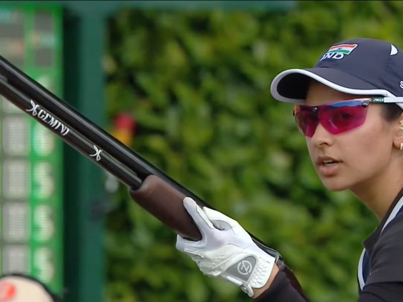 ISSF World Cup Shotgun: Ganemat Sekhon is best placed to qualify for the final after 75 targets (Credit: NRAI)