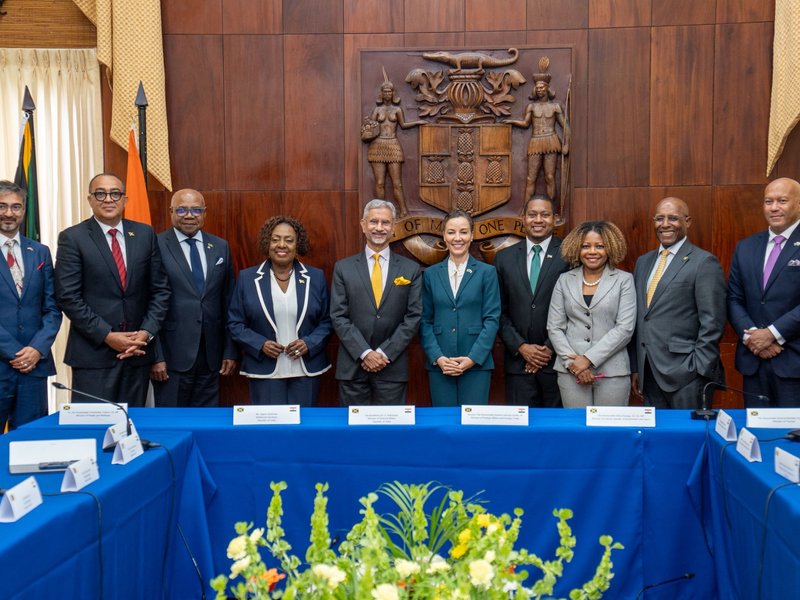 EAM Jaishankar holds series of bilateral meetings with Jamaican ministers, business leaders