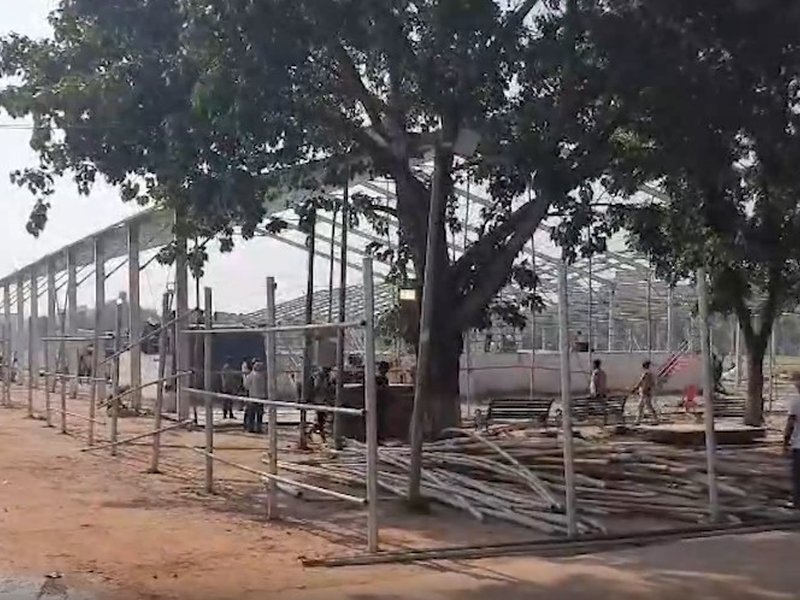 Bihar cabinet expansion on May 7; preparations at Gandhi Maidan in full swing