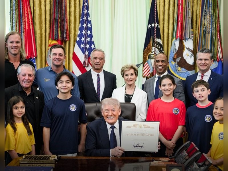 Trump revives Presidential Fitness Test