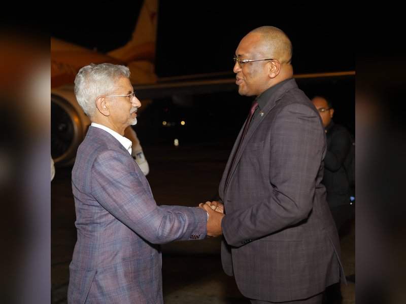 EAM Jaishankar arrives in Suriname, to hold bilateral talks with top leadership