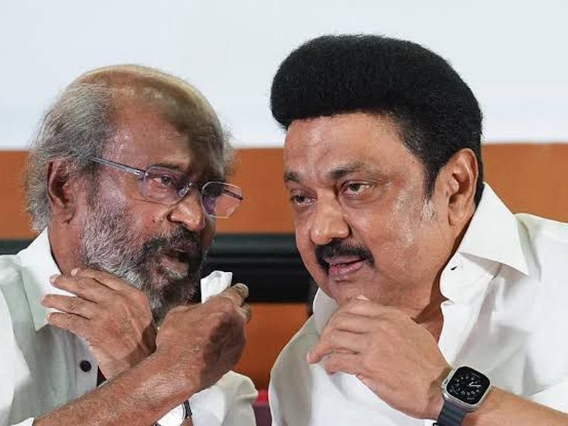 Rajinikanth meets Stalin after DMK's defeat, expresses solidarity