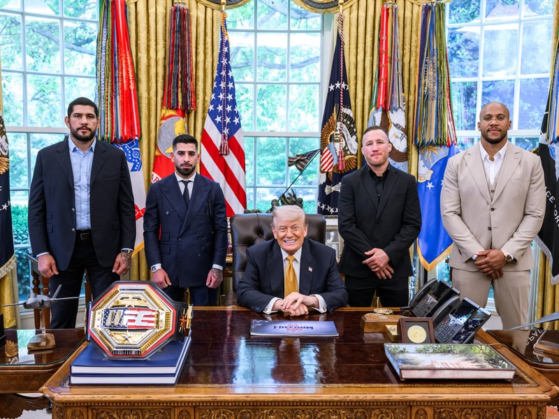 Trump to host UFC fight at White House next month