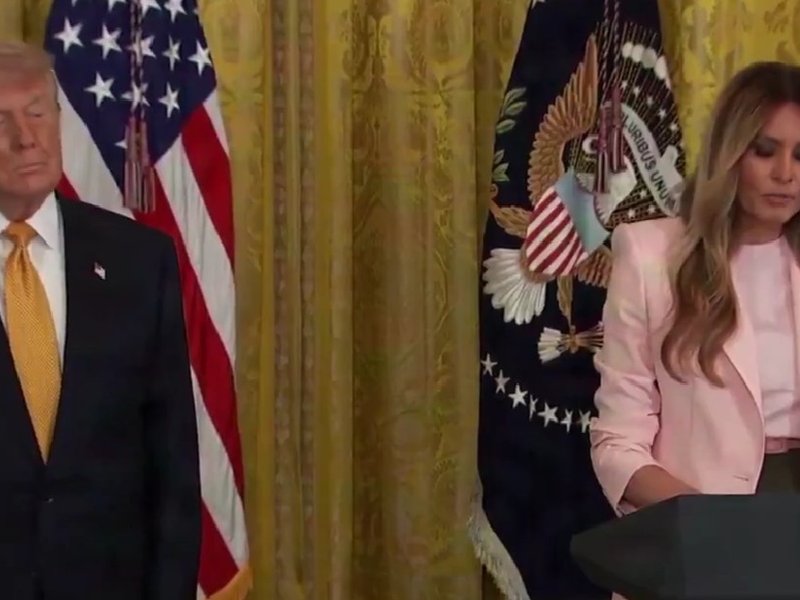 ‘America’s strength lies in mothers’: Melania Trump honours military families