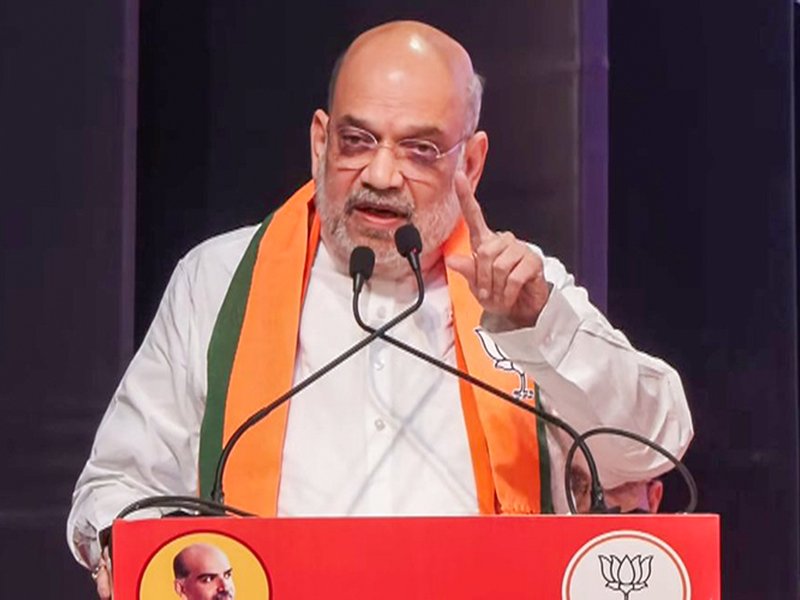 Kolkata: Union Home Minister Amit Shah addresses the Bengal BJP Legislature Meeting in Kolkata district of West Bengal on Friday, May 8, 2026. (Photo: IANS/Video Grab)