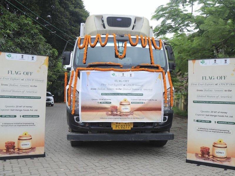 India exports first ODOP honey consignment from Assam to US